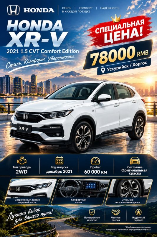 Honda XR-V 2021 — фото автомобиля