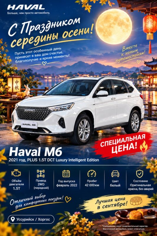 Haval M6 2021 — фото автомобиля